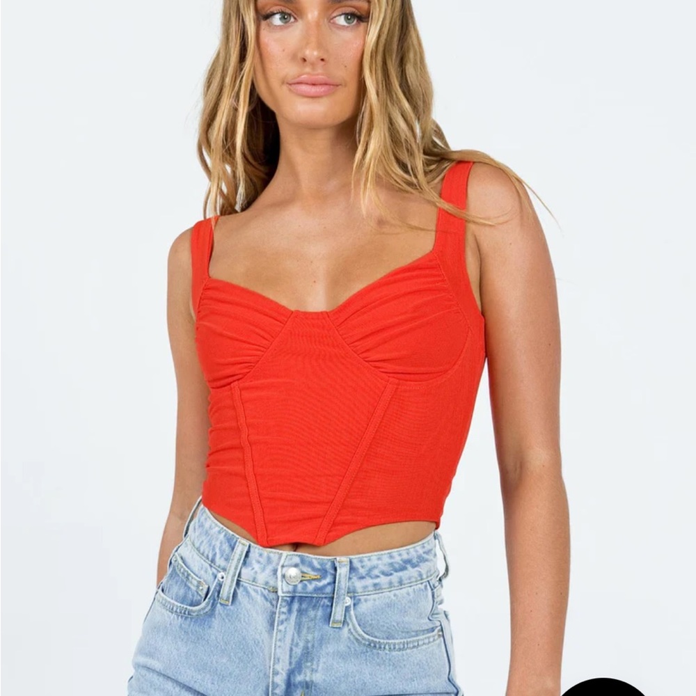 Princess Polly NWT Red Bruna Top